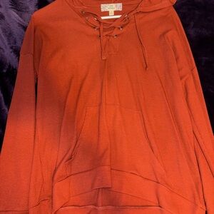 Pink Republic Orange Sweatshirt Hoodie